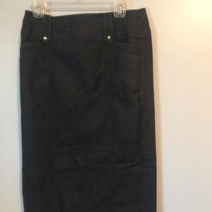 Long Jean Skirt. New York & Company! Sz 6
